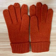 ✨🔔期間限定🔥ジモティー特別価格🔔✨ラルフローレンPOLO ウール オレンジ 手袋の画像