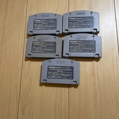 Nintendo64 ソフト５点の画像