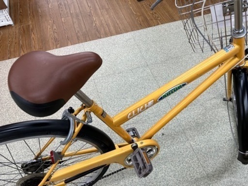 自転車一般　YE  ギアLEDライト付き   26インチ　TJ467