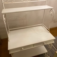 おしゃれ　アイアン　デスク　勉強机 テーブルの画像