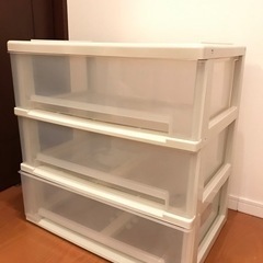 ★無料★ 収納　引き出し３段