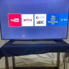 (売約済み)ハイセンス Hisense 50V型 液晶 テレビ 50A6500 4K 動画アプリ対応 直下型LED 2018年製