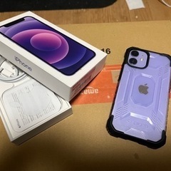 iPhone12 mini 64GBパープルの画像