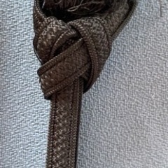 男性用　羽織紐　くろの画像