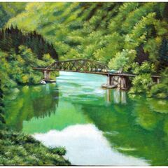 大空の下で絵を描いてみませんか。何方でも無償で指導します。の画像