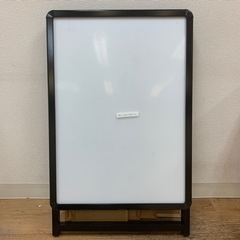A型看板　金属製　黒縁　A1サイズの画像