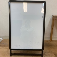 A型看板　金属製　黒縁　A1サイズの画像