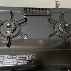 極美品 2021年製 グリル未使用or数度 パロマ 都市ガス用 ガステーブル【IC-S87K-1L】左強火 水無し片面焼きの画像