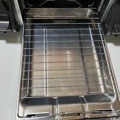 極美品 2021年製 グリル未使用or数度 パロマ 都市ガス用 ガステーブル【IC-S87K-1L】左強火 水無し片面焼きの画像
