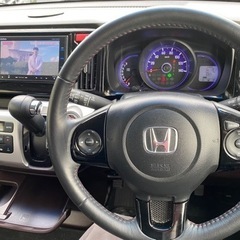 ④平成26年　N-WGNカスタム　2WD ナビ　テレビ　ETC エンジンスターター　車検令和9年1月の画像