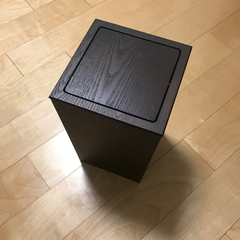 新品同様　東京インテリアのゴミ箱　木製　の画像