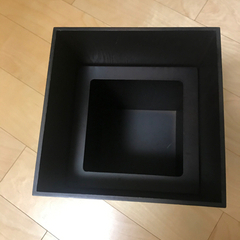 新品同様　東京インテリアのゴミ箱　木製　の画像