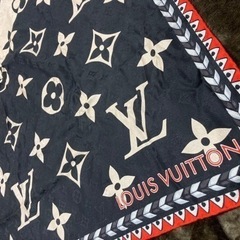 ルイヴィトン LOUIS VUITTON バイカラー·ショール・マフラー・ストール  LVクラフティ 品番M76487 美品　定価11万　正規品の画像