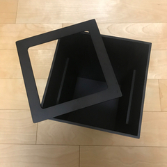 新品同様　東京インテリアのゴミ箱　木製　の画像