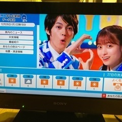 SONY  22型液晶テレビの画像