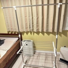 折りたたみ　洗濯干し　ハンガーラック