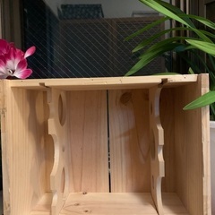フランス産　ワイン木箱（6本入）の画像