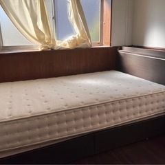 ベッド　マットレス付き　引き取り限定の画像