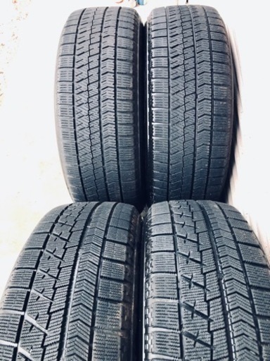 スカイライン用アルミ(PCD114.3)付きブリヂストン製スタッドレス バリ山 4本組