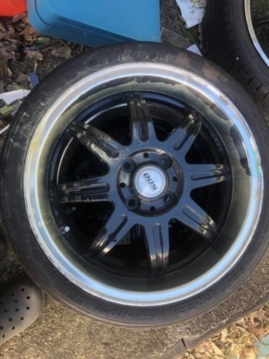 16インチ 5.5j深リムアルミ4本 タイヤは使えますが訳あり
