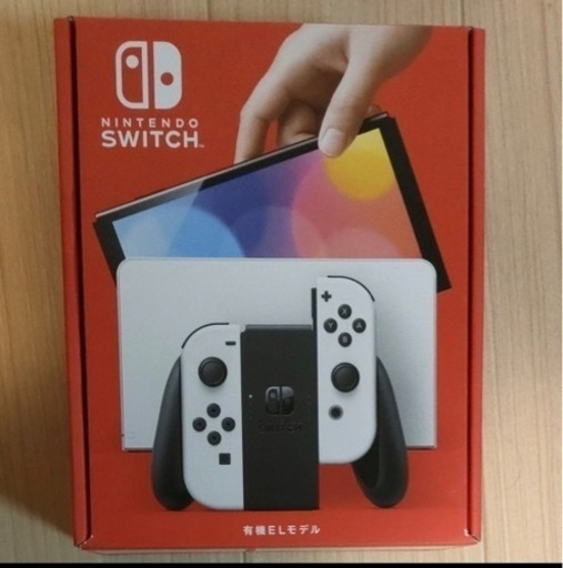新品未使用　任天堂スイッチ　有機EL 　外箱傷あり