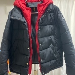ダウン風黒色ジャンパーの画像
