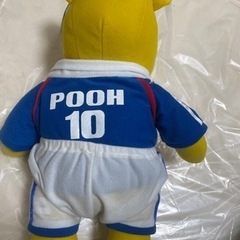 ディズニー　プーさん　ぬいぐるみ　サッカーバージョンの画像