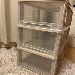 衣装ケース3段　押入れ　