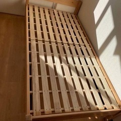 シングルベッド　マットレス付き