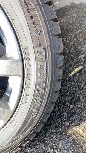 スタッドレスタイヤ 4本 205/55R16 91Q ホイールセット  18年製 WINTER MAXX DUNLOP