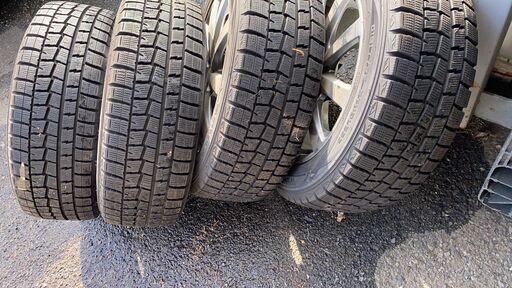 スタッドレスタイヤ 4本 205/55R16 91Q ホイールセット  18年製 WINTER MAXX DUNLOP