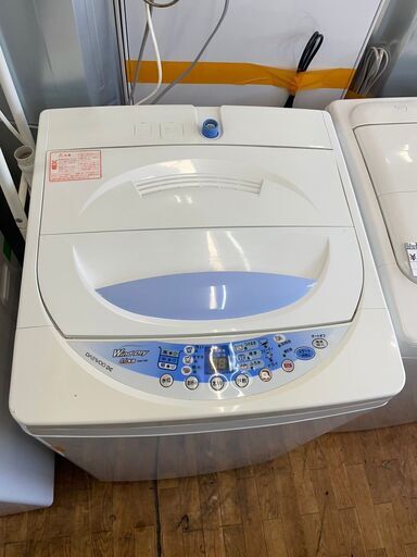 洗濯機　No.3575　大宇　2006年製　4.6kg　DWA-T46K　※くず取りネット破れ　【リサイクルショップどりーむ鹿大前店】