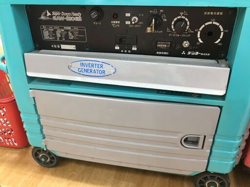 デンヨー　GAW-180ES　エンジンウェルダー　ダイヤル不良　スローダウン不具合有　【ハンズクラフト宜野湾店】