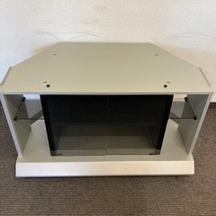 【中古品】テレビ台 引出し グレー j12-62