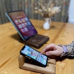 手作りスマホスタンド