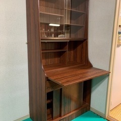 予約中【昭和レトロ】照明器具付　ライディング机（事務机）★1/9まで★
