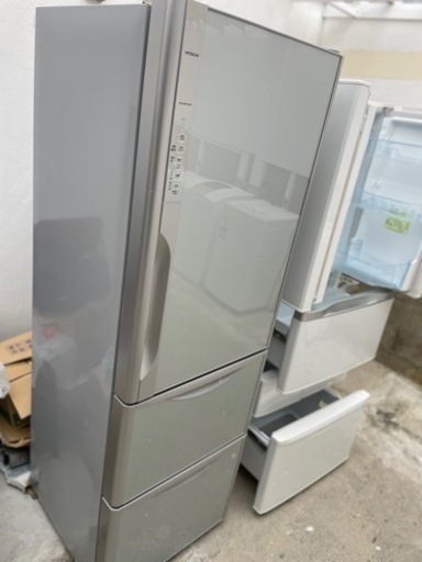 送料・設置込み　冷蔵庫　365L HITACHI 2014年