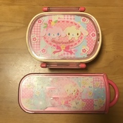 お弁当箱　お箸、スプーン、フォーク3点セット　シュガーバニー