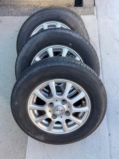 145/80/14タイヤアルミホイールセット4本