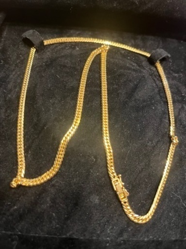 喜平ネックレス K18 6面ダブル