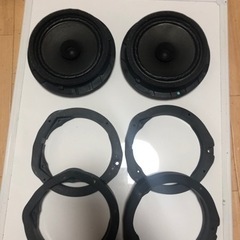 ハスラー　新車はずしスピーカーx2 バッフル