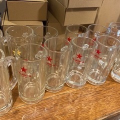 生ビールジョッキ差し上げます。