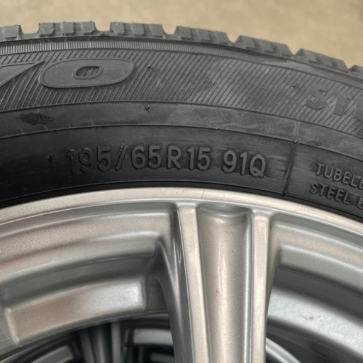 本日値下げ！新品未使用195/65R15スタッドレスタイヤ＋ホイールセット