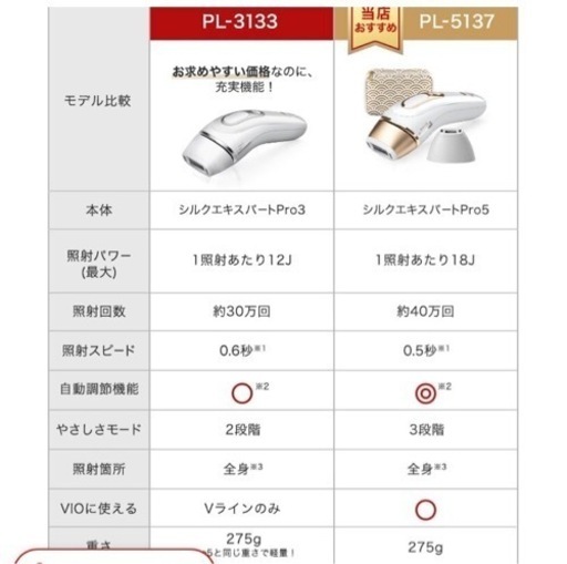 ブラウン　脱毛器