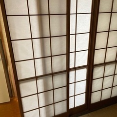障子　4枚　(小さいサイズ4枚付けます)の画像