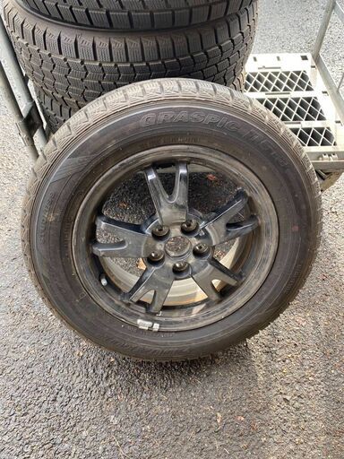 スタッドレスタイヤ 4本 195/65R15 91Q ホイールセット WINTER MAXX DUNLOP