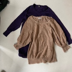 レディース 38size  ニットトップス2点セット