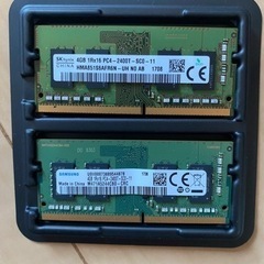 増設用メモリー　4G✖️2枚