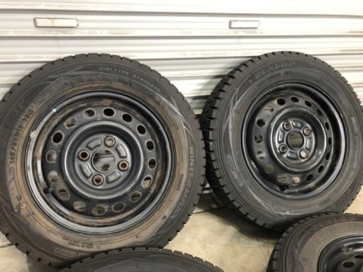 ② 18年製 バリ山‼️ 145/80R13 ウインターマックス スズキ鉄ホイール スタッドレス