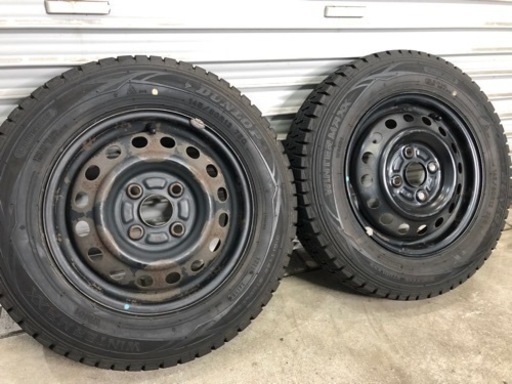 ② 18年製 バリ山‼️ 145/80R13 ウインターマックス スズキ鉄ホイール スタッドレス